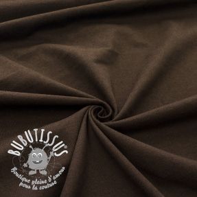 Jersey coton dark mocha
