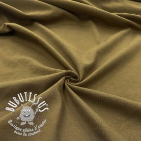 Jersey coton golden brown