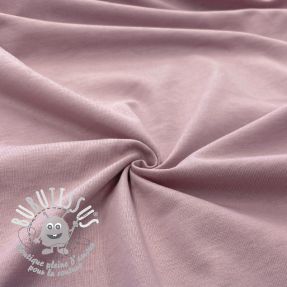 Jersey coton dawn pink