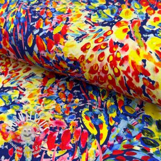 Jersey VISCOSE LYCRA HEAVY Watercolor Abstract design A digital print
