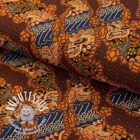 Jersey VISCOSE LYCRA HEAVY Batik design C digital print