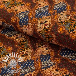 Jersey VISCOSE LYCRA HEAVY Batik design C digital print