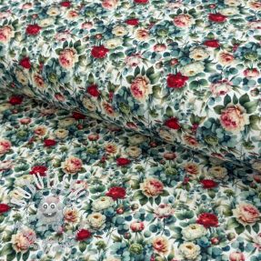 Jersey VISCOSE LYCRA HEAVY Iris design C digital print