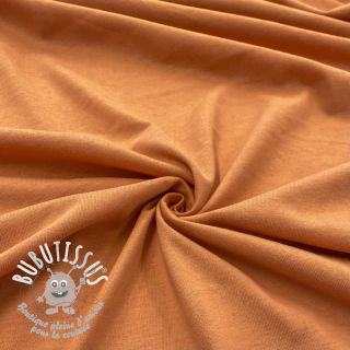 Jersey coton caramel