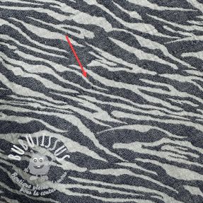 Tissu double gaze/mousseline Animal pattern navy 2nd class