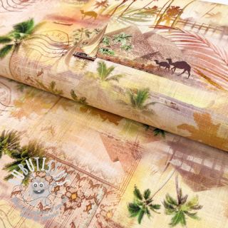 Viscose lin Egypt design B digital print