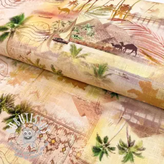 Viscose lin Egypt design B digital print