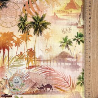 Viscose lin Egypt design B digital print