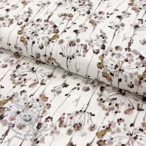 Viscose lin Agapanthus design D digital print