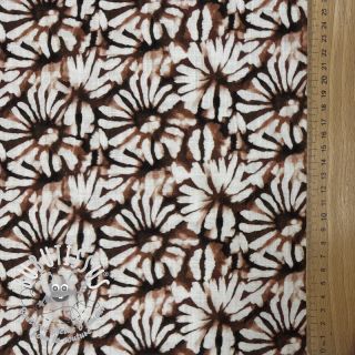 Viscose lin Dandelions digital print