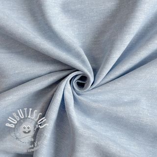 Tissu mélange lin et cotton Lico light blue