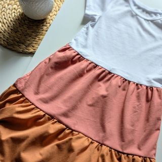 Jersey coton caramel