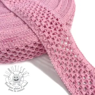 Élastique tricoté 5 cm pink