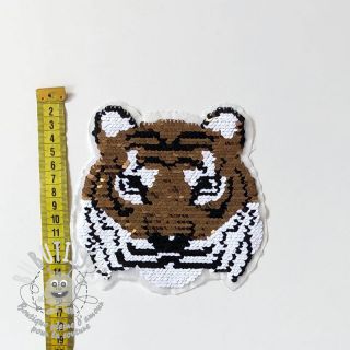 Applique sequin reversible Miss mini Tiger