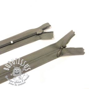 Fermeture Invisible a Glissiere Réglable 25 cm Taupe
