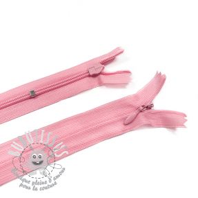 Fermeture Invisible a Glissiere Réglable 25 cm Pink