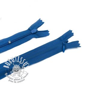 Fermeture Invisible a Glissiere Réglable 25 cm Cobalt