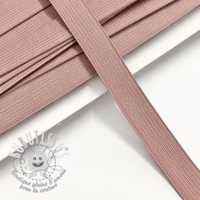 Élastique plat 15 mm old pink