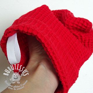 Tissu nid d’abeille red