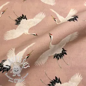 Tissu déco Crane Bird Dream digital print
