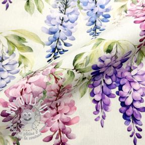 Tissu déco Serene Wisteria Charm digital print