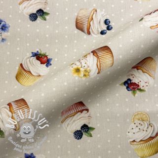 Tissu déco Cupcake Bake Off digital print