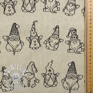 Tissu déco Linenlook premium Tomte Jolly Line