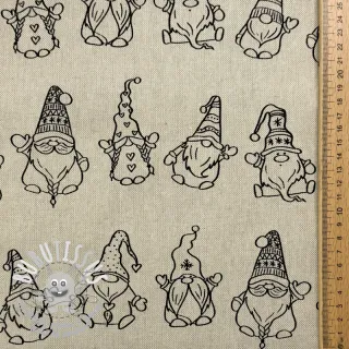 Tissu déco Linenlook premium Tomte Jolly Line
