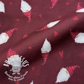 Tissu coton Tomte Warm Heart