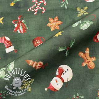Tissu coton Cosy Warm Xmas