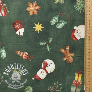 Tissu coton Cosy Warm Xmas