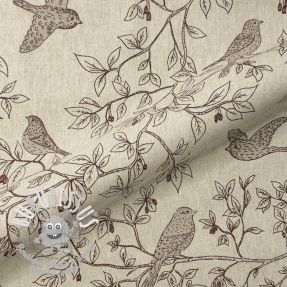 Tissu déco Linenlook premium Branch Bird Song