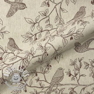 Tissu déco Linenlook premium Branch Bird Song