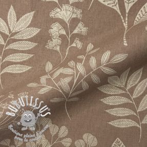 Tissu déco Linenlook premium Delicate Flora Branch