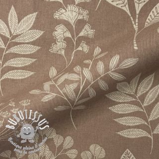 Tissu déco Linenlook premium Delicate Flora Branch