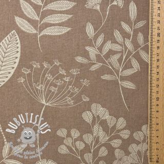 Tissu déco Linenlook premium Delicate Flora Branch