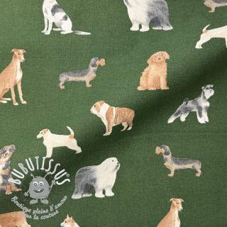 Tissu déco premium Dog Breed Mix