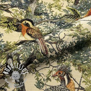 Tissu déco GOBELIN PREMIUM Bird Heritage Forest