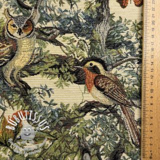 Tissu déco GOBELIN PREMIUM Bird Heritage Forest