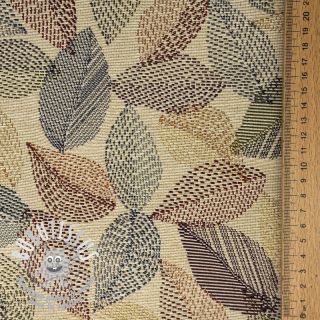 Tissu déco GOBELIN PREMIUM Stitch Sketch Leaf