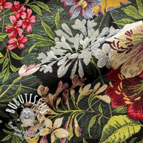 Tissu déco GOBELIN PREMIUM Grand Floral Bouquet