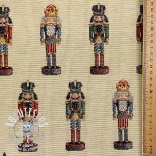 Tissu déco GOBELIN PREMIUM Xmas Nutcracker