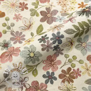 Tissu déco GOBELIN PREMIUM Indian Daisy Tapestry