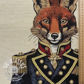 Tissu déco GOBELIN PREMIUM Fox Admiral Statue PANEL