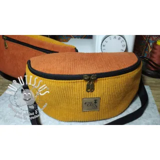 Tissu velours cotelé 6W COTTON TOUCH ochre