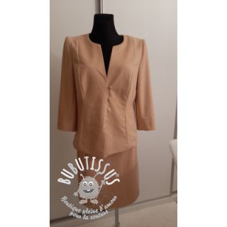 Simili cuir SUEDE sand