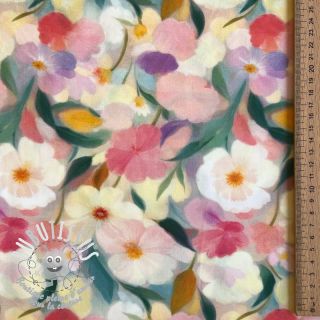 Viscose RADIANCE Flower Dali digital print