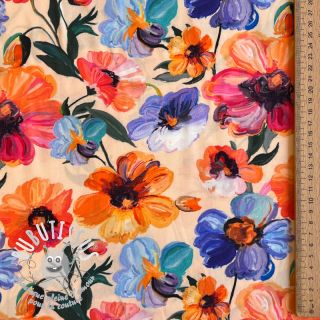 Viscose RADIANCE Flower Nina digital print