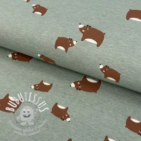 Jersey Bears dark mint melange
