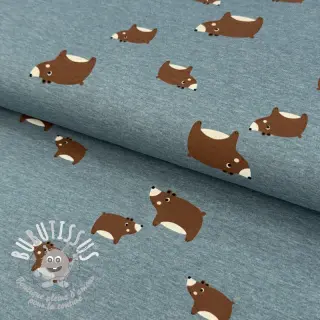 Jersey Bears smoke blue melange